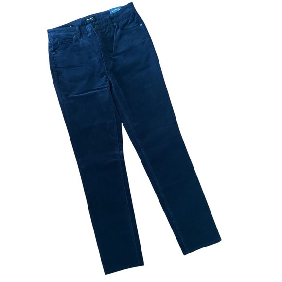 NWT Talbots Straight Leg Stretch Corduroy Pants Navy Size 6  NEW WITH TAGS